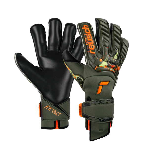 Reusch Attrakt Duo Evolution AdaptiveFlex 5370055 5555 grün grau 1